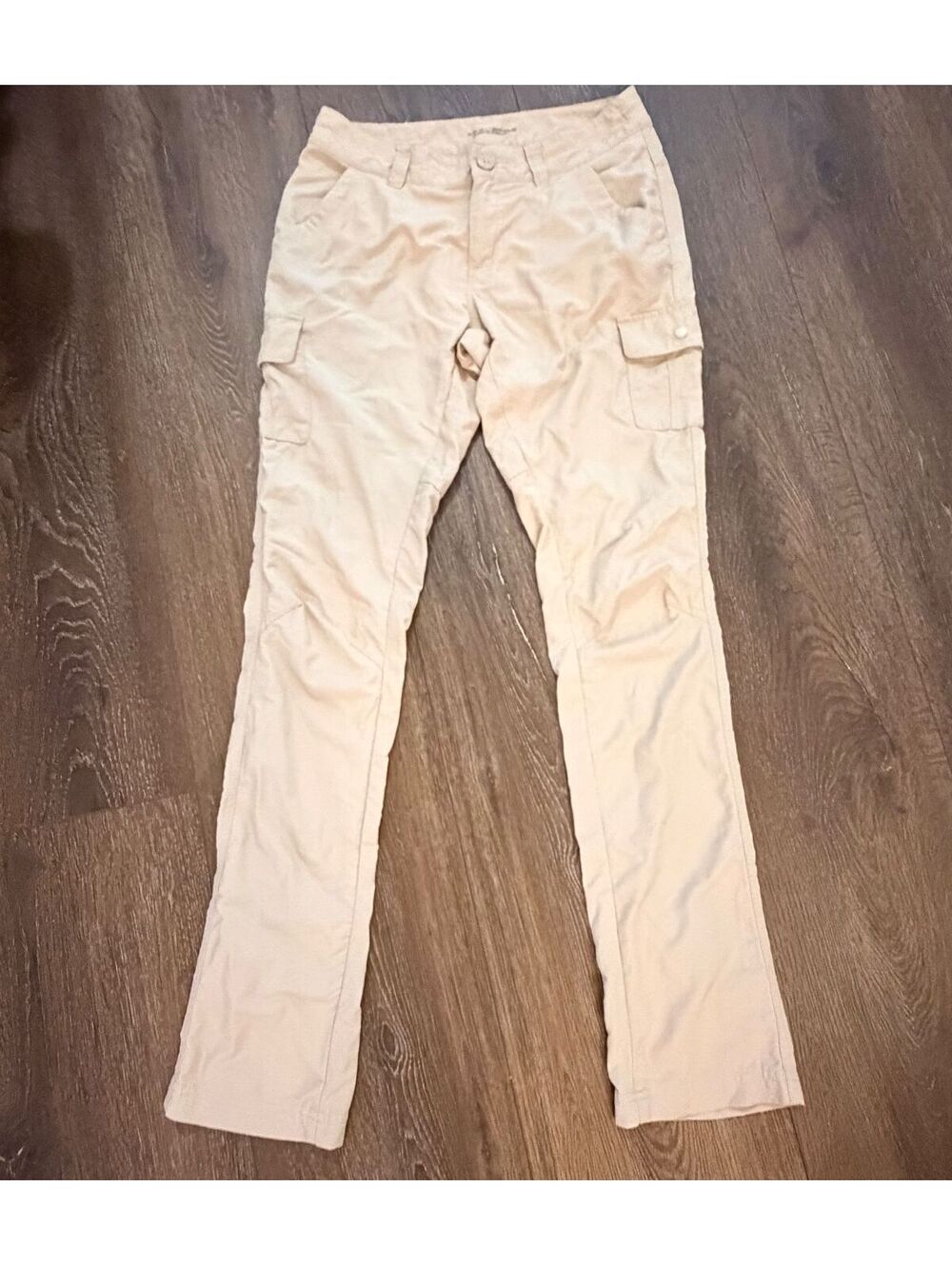 Columbia Omni-Shield Cargo Pants Beige Size 2 Hiking Outdoor